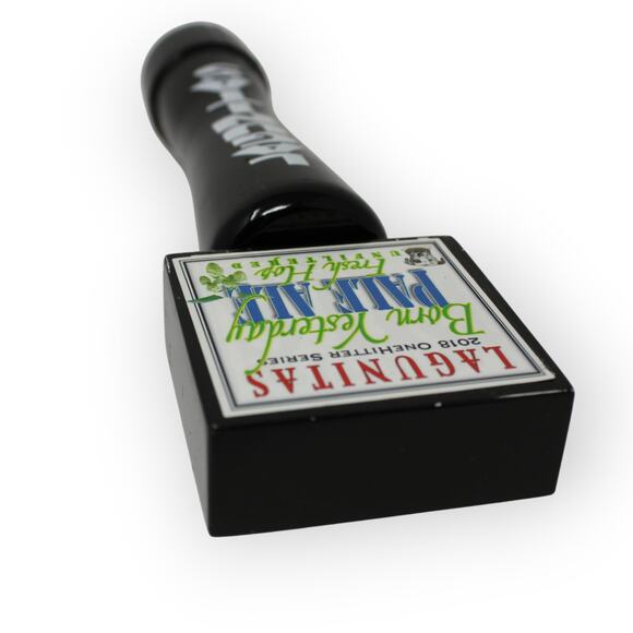 Lagunitas Born Yesterday Pale Ale Craft Draft Beer Tap Handle 2018 OneHitter - Picture 10 of 10